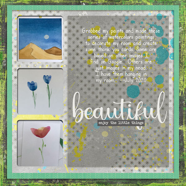 2020-07 July Watercolor Paintings