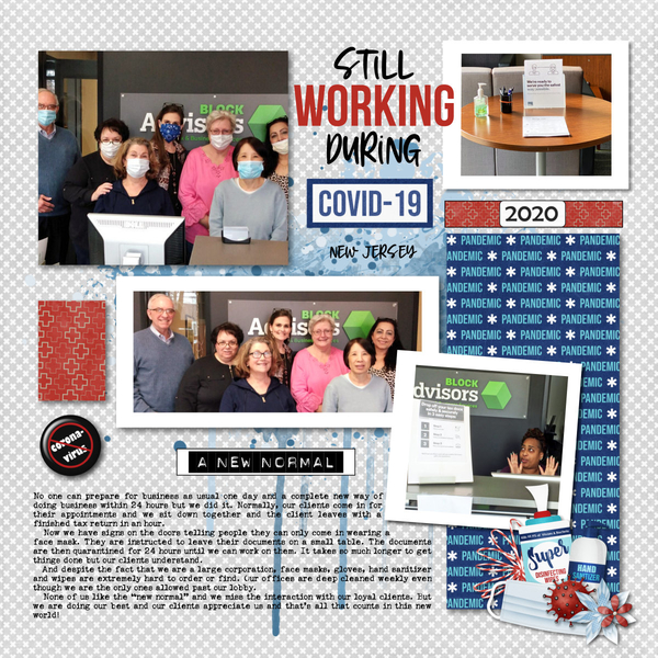 2020 April Working during COVID