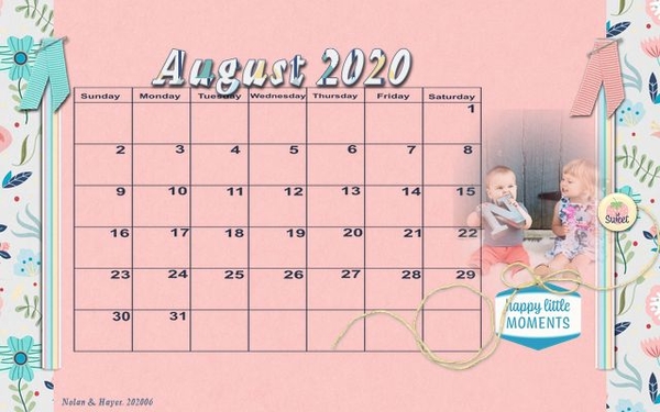 202008 Calendar