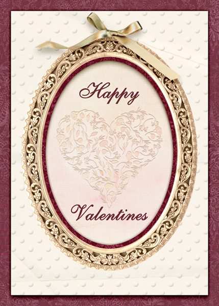 2021-02 Brush Challenge - Valentines Card