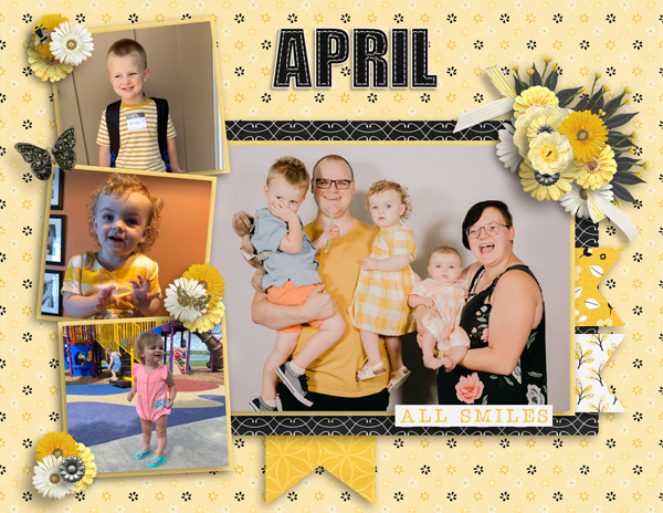 2021 April Calendar Top
