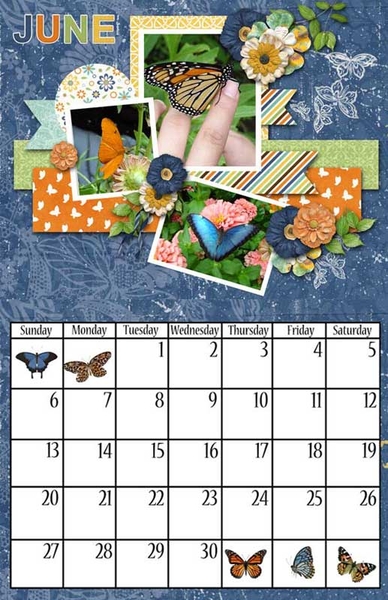 2021 Center Fold 8.5x11 Calendar Templates
