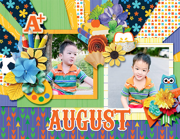 2021 Quickpage calendars - August