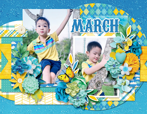 2021 Quickpage calendars - March