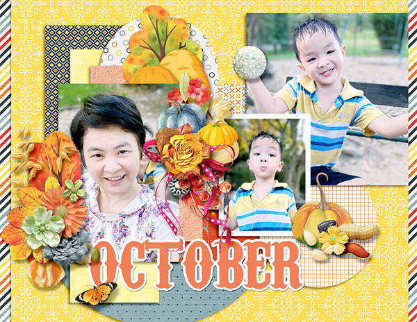 2021 Quickpage calendars - October - alt