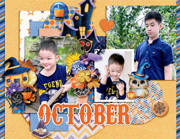 2021 Quickpage calendars - October