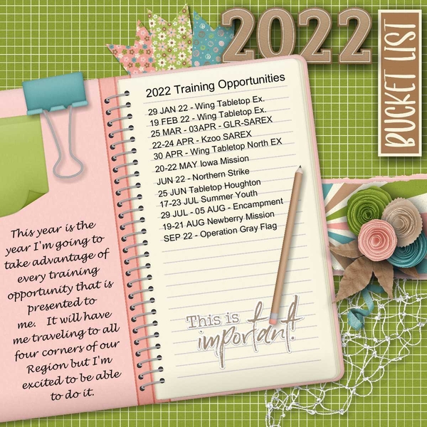 2022 Bucket List