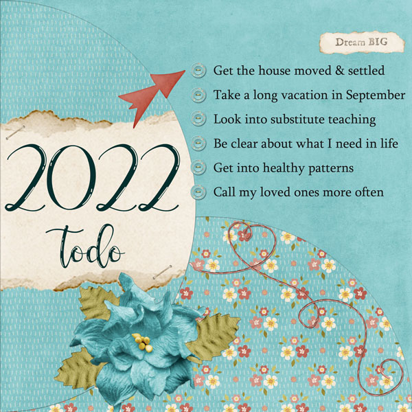 2022 Bucket List