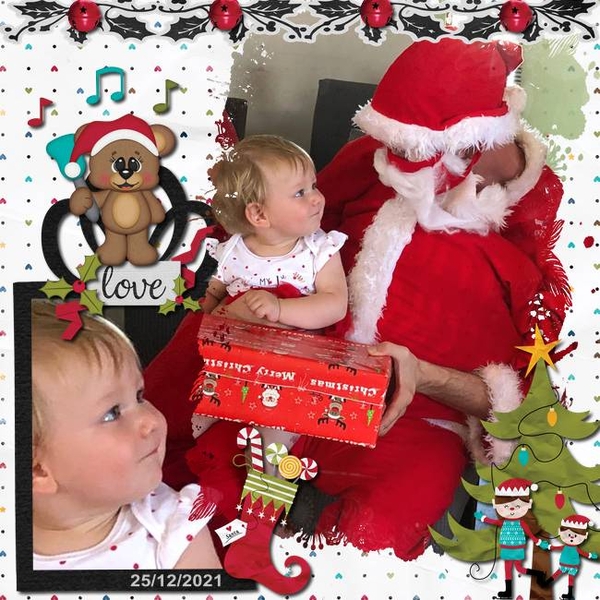 2022 March Bingo Unique Layout  Love Santa