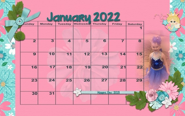 202201 Calendar