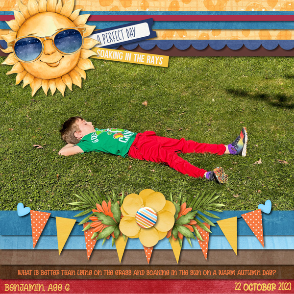 2023 10 Benjamin Soaking up the Sun