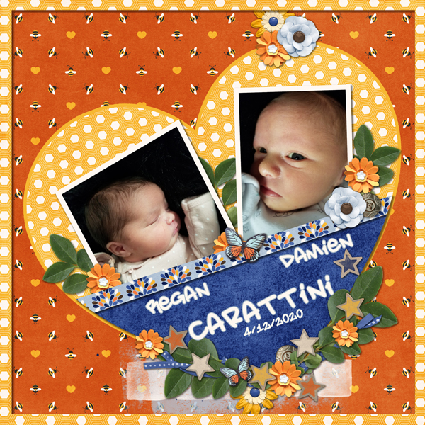 #2023 August Bundle Freebie kit from Designs by Connie Prince