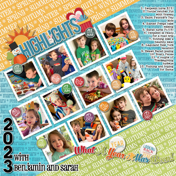 2023 Year with Benjamin + Sarah