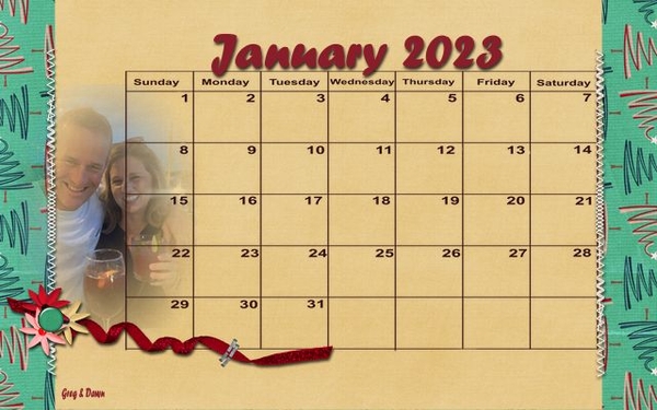 202301 Calendar