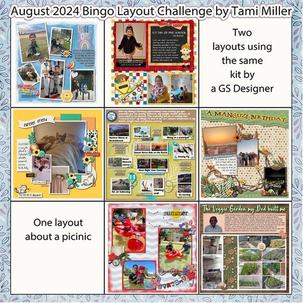 2024 Aug Bingo card