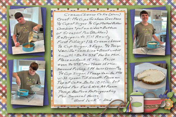 2024 August Recipe Card Challenge