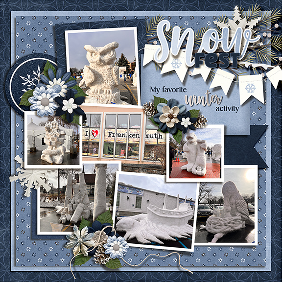 2024 SnowFest Snow Sculptures