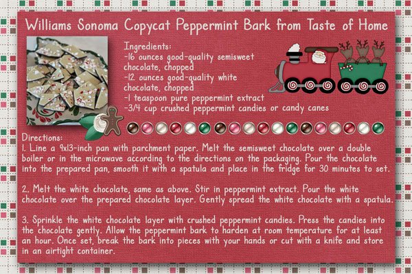 2025 December Recipe Card Challenge