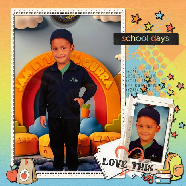 2025 School Days - Eesa's 1st school pics