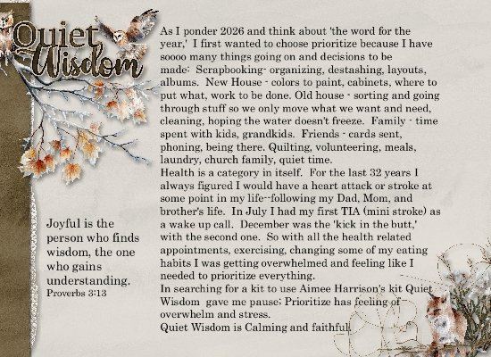 2026 All About Me Challenge 01 January
