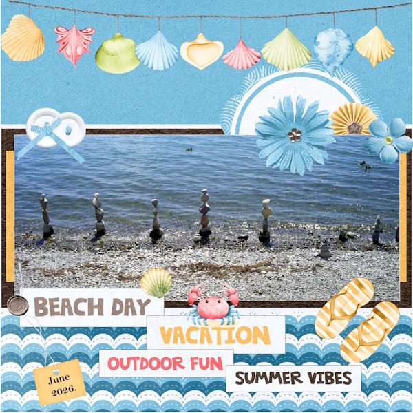 2026 June - Memory Mix Up Challenge-Beach rocks in the water.jpg