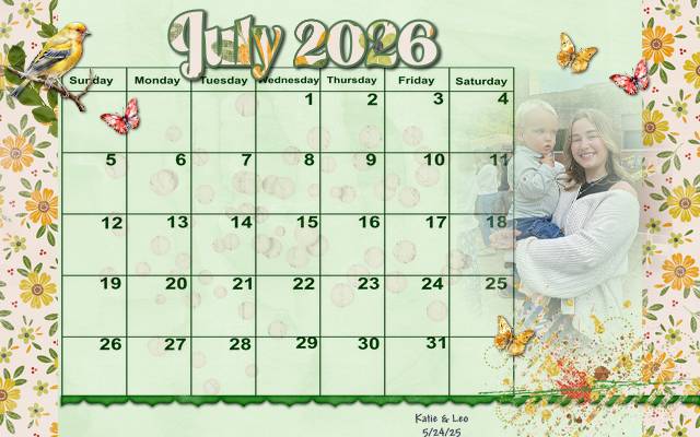 202607 Calendar