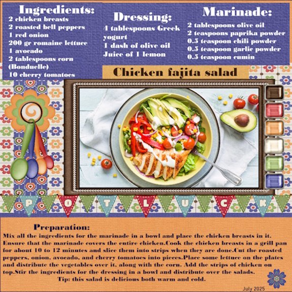 25th-July 2025 Recipe Card Challenge-25- Chicken fajita salad.jpg