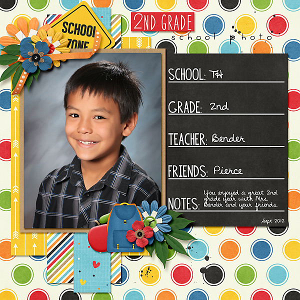 2nd Grade School Photo