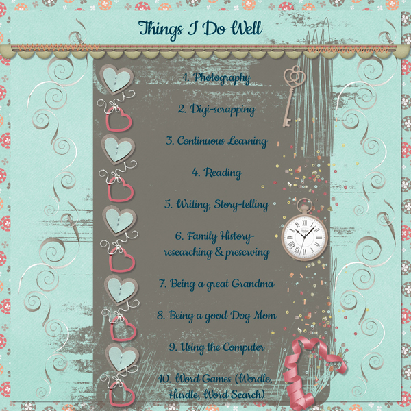 3/2023 10 Things I Do Well