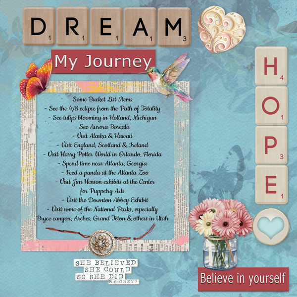 3/2024 All About Me - Bucket List
