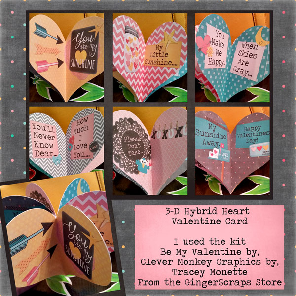 3-D Hybrid Heart Card