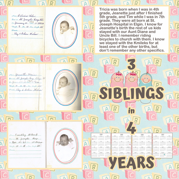 3 Siblings in 4 Years