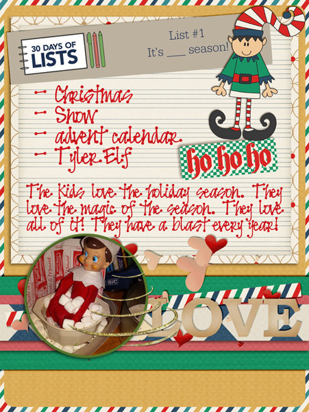 30 Days of Lists: Day 01