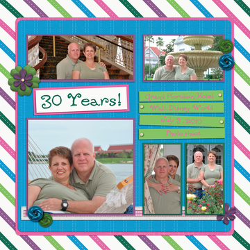 30 Years templete challenge July 16-31