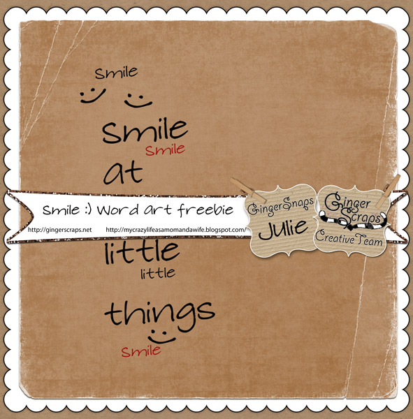 365/52 Smile Word Art