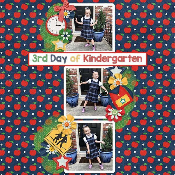 3rd day of kindergarten