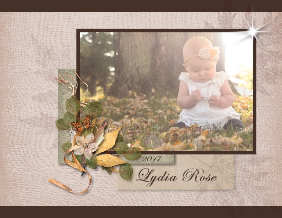 3rd layout Lydia in Leaves