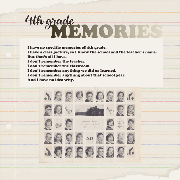 4th grade memories