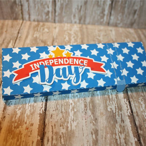 4th of July Candy Box with tear tab