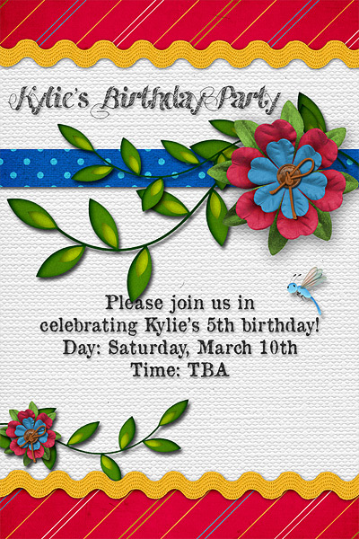 4x6 Birthday Invite 2