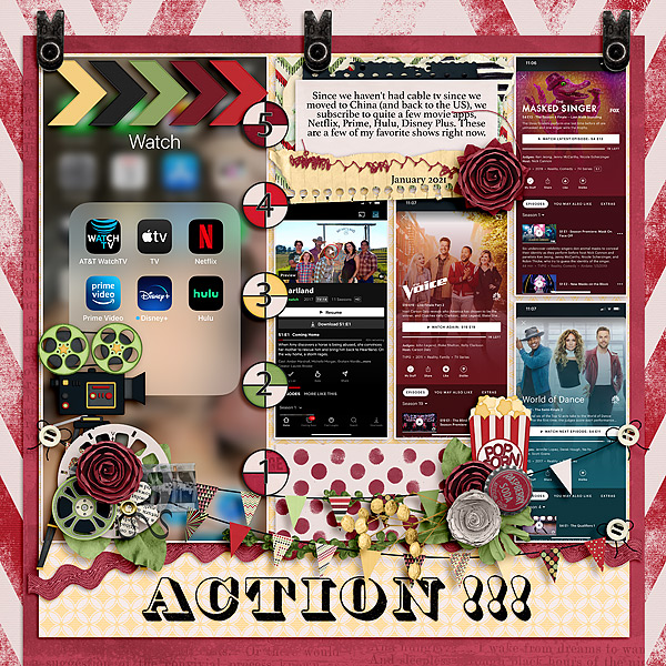 5 4 3 2 1 ACTION