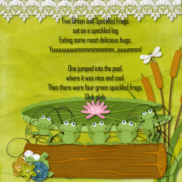 5 Green Frogs