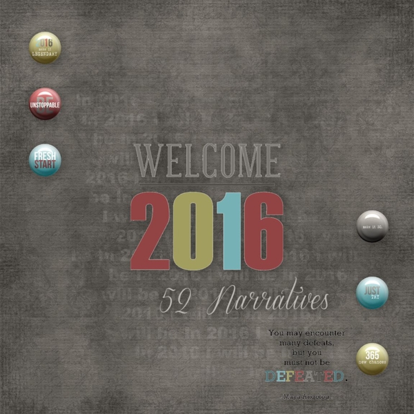 52 Narratives January