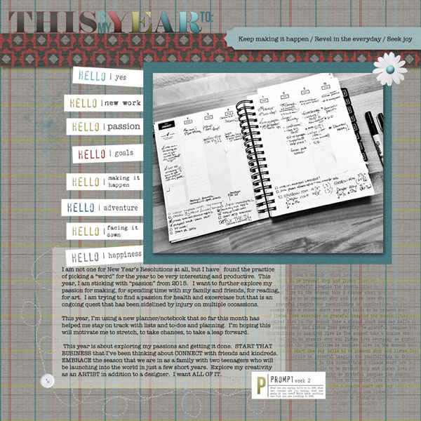 52 Narratives week two