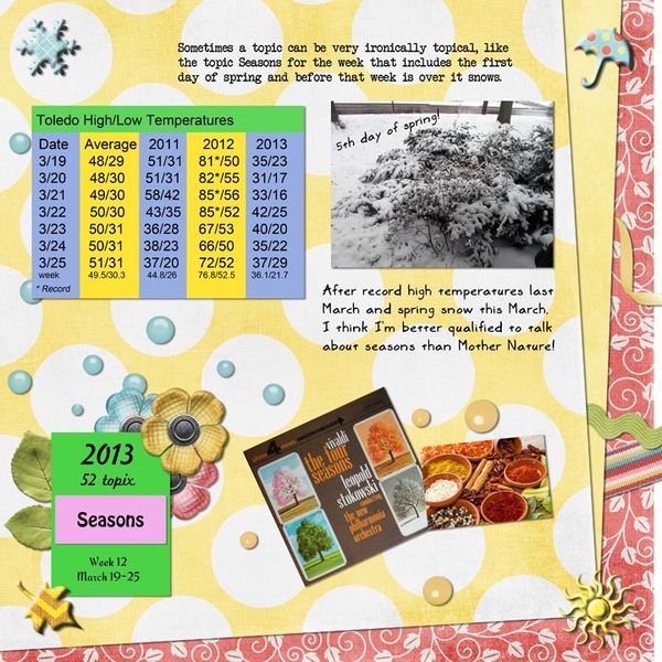 52 topix, Week 12  Seasons, page 1
