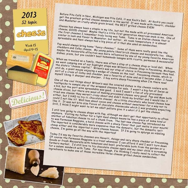 52 topix, Week 15  Cheese, page 1