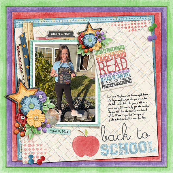 6th Grade Back to School