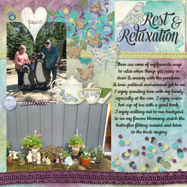 8/2021 My Favorite Things - Relaxing
