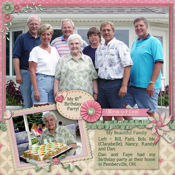 81st Birthday Memories
