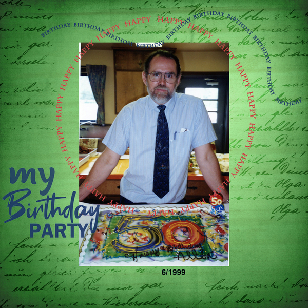 9/2022 GS 14th BD - Birthday Wordart With PrelP
